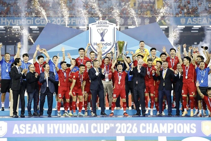 Chúc mừng Việt Nam vô địch AFF Cup 2026